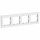 Рамка 4-постовая  белая ATLAS DESIGN  ATN000104