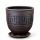 Горшок МЕАНДР коба венге 20см  12-104  741588