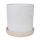 Горшок Тринити цилиндр белый. N2 d15см  636372