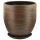 Горшок Модерн Бутон шоколад 32см 55-405