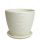 Горшок КРОКУС гнездо белый 21см