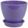 Горшок КСЕНИЯ глянец сиреневый 1,5л