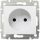 ЛЕГРАНД Розетка 1гн.б/з бел.
