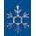 Фигура светод. Снежинка 3*LR06 18*19см 12св. ULD-H1819-012/STA/3AAA WARM WHITE IP20  UL-00007251