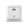 ОЛИМП Выкл.1кл.10А о/у c индикацией белый проходной