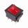 Выкл. клавишный ON-OFF 15A (4c) красн. с подс Rexant 36-2360
