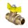 Кран шаровой латунь газ 11Б27фтМ Ду 15 Ру40 HР бабочка VALFEX VF.279.LB3.012.N/P59