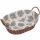 Корзина 30х21х8 см, плетеная, с ручками, Дерево, Y6-2526 326257