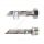 Подводка гибкая для воды М1/2"-Н1/2" нерж 0,5м AQUALINE 01428