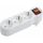 Разветвитель 3-м 16А IP20 Т-01/03В 2P+PE с выкл. бел. IEK WTP10-16-03-ZK-K01  1317794