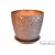 Горшок Бутон винил шоколад. 12см  410118/ВН 04/2, изображение 2