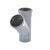 Тройник Дн110*110*45° серый VALFEX  РР-Н 127-0627/ 22110110