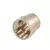 Муфта латунь никель переходная Ду 20х15 3/4"х1/2" ВР/ВР VALFEX VF.240.N.034.012/  128-4185, изображение 2