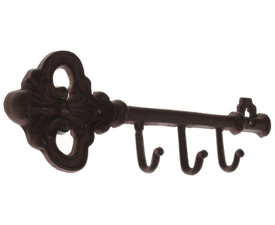 Крючки декоративные металл "Ключ вензель" 11х35х3,5 см 2792183