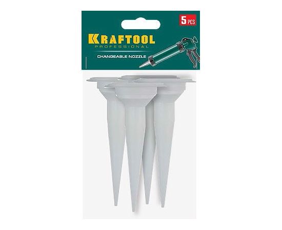 Запасные сопла Kraftool для пистолетов для герметика 5шт.  06677-S