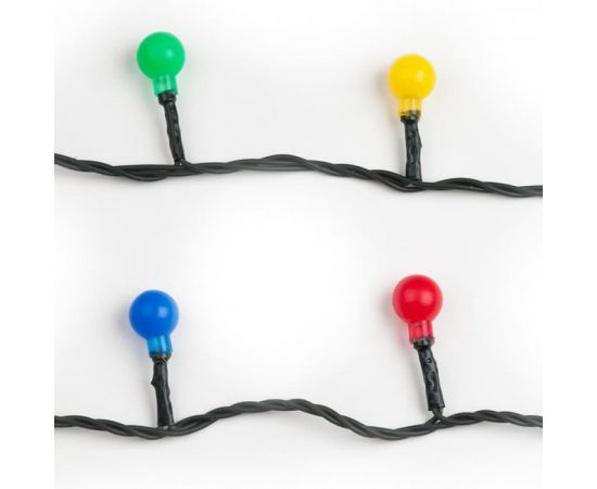 Гирлянда светодиодная с контроллером «Разноцветные шарики», 100 светодиодов, 8 м, разноцветная, 7929