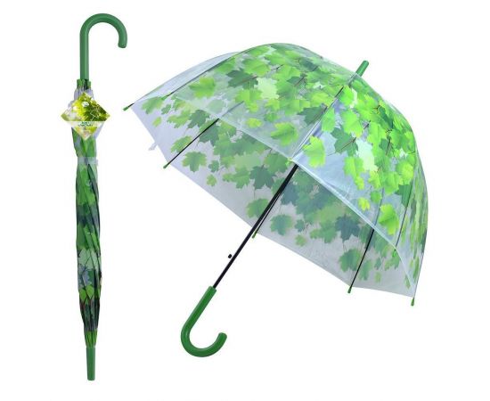 Зонт "Листья" (полуавтомат) D80см. FX24-12