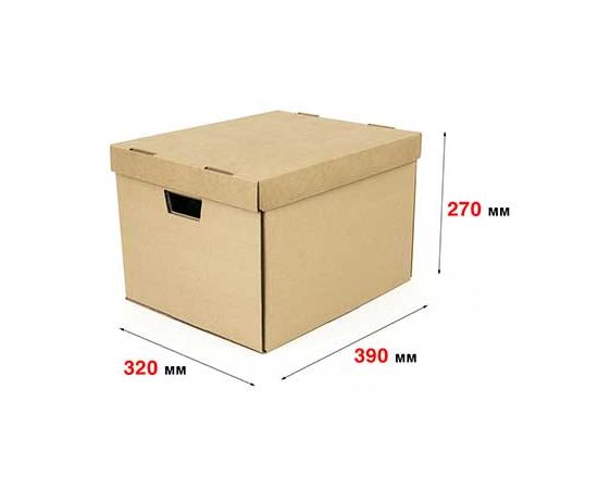 Коробка картон.с крышкой самосборная 390(Д)*320(Ш)*270(В)