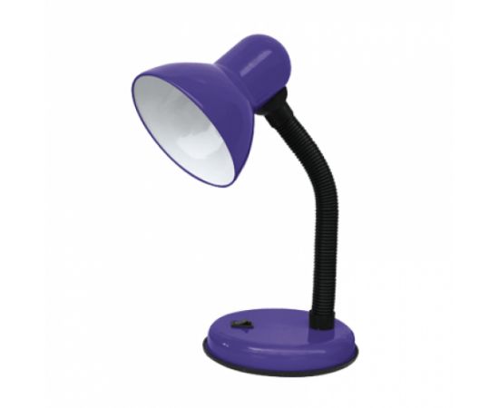 Светильник настольный под лампу СНO 02Ф на основании 60Вт Е27 230В фиолетовый (мягкая упаковка)