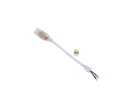 Кабель RGB LED strip 220v connector  150мм д/ленты 14*7  Ecola SCJM14ESB