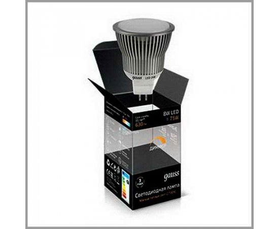 Лампа Gauss LED MR16 8W GU5.3  4100K EB101105208