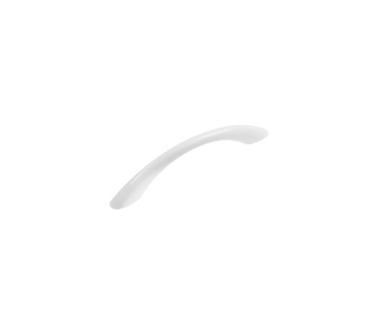 Ручка-скоба пластиковая белая без крепежа  ц603