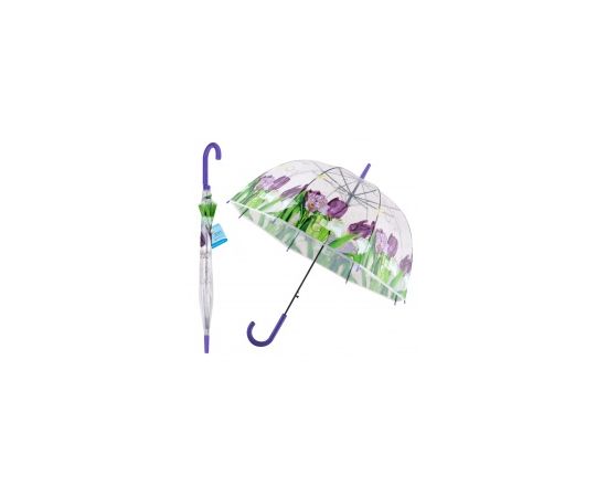 Зонт "Фиолетовый букет" (полуавтомат) FX24-36