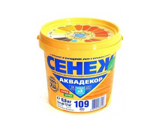 СЕНЕЖ Аквадекор 9,0 кг Х2-109 ОРЕХ