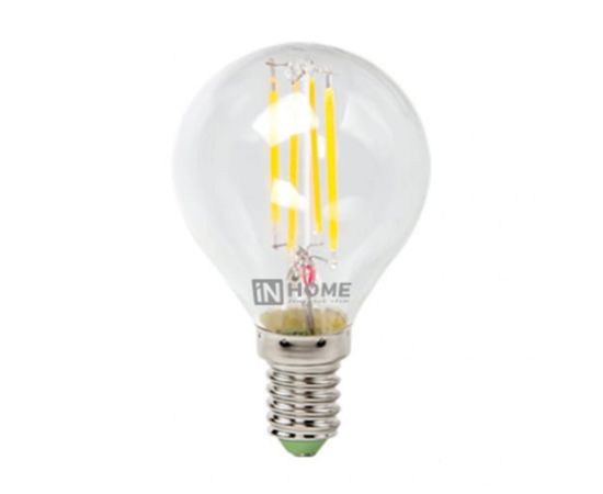 Лампа LED шар-deco 7Вт 230В Е14 3000К 630Лм IN HOME  6306