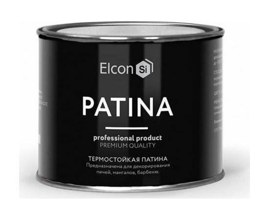 Эмаль Elcon Patina 0.2кг серебро 11607455