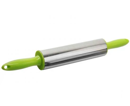 Скалка металлическая с пластиковыми ручками 39*5 МС-2-330