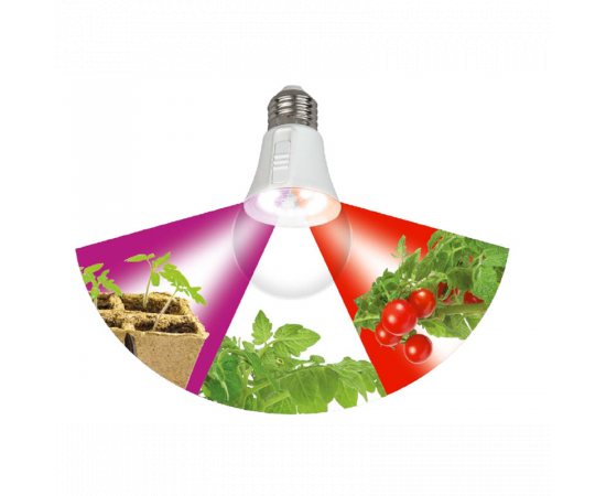 Лампа светодиодная для растений 10 Вт E27 220 град. MULTIPLANT Uniel UL-00011438