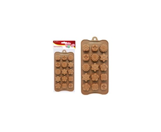 Форма для шоколадных конфет силиконовая "Букет". VL80-331