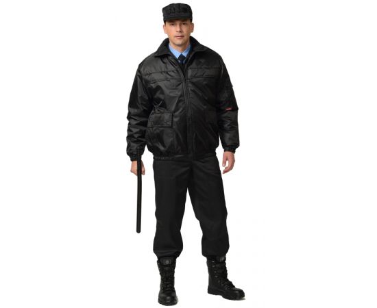 Куртка Сириус-ШТУРМ-ЛЮКС, Цвет: Черный, Размер: 112-116/170-176