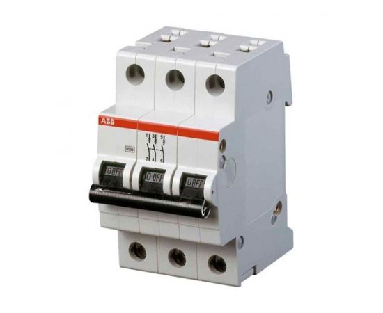 Автоматический выключатель ABB SH203L C50 3Р 50А 4,5кА (2CDS243001R0504)