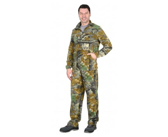 Костюм флисовый куртка,брюки КМФ темный лес 9892, Размер: 96-100/170-176