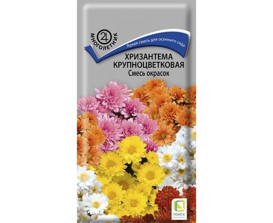 Семена Поиск Хризантема Крупноцветковая 0,05г смесь окрасок