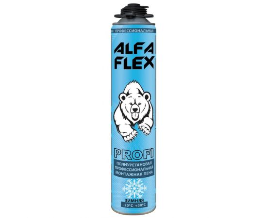 Пена монтажная ALFA FLEX PROFI зимняя 1000мл