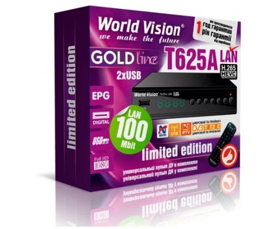 Цифровая приставка DVB-T2 World Vision T625