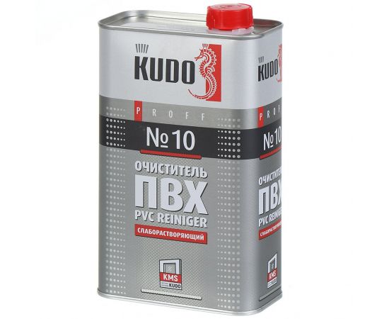 Очиститель ПВХ KUDO №10 слаборастворяющий 1000мл  SMC-010