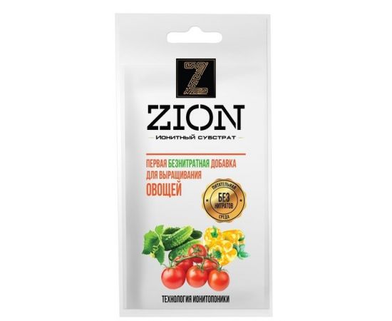 Субстрат ионитный, 30 г, для выращивания овощных культур, ZION 5126841