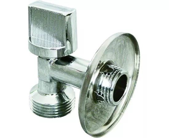 Кран угловой AQULINK п-п 1/2"х 3/4"с отражателем AQ1331