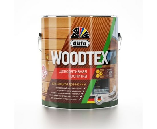 Пропитка декоративная Dufa Woodtex дуб 0,9л