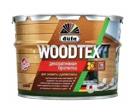 Пропитка декоративная Dufa Woodtex дуб 9л