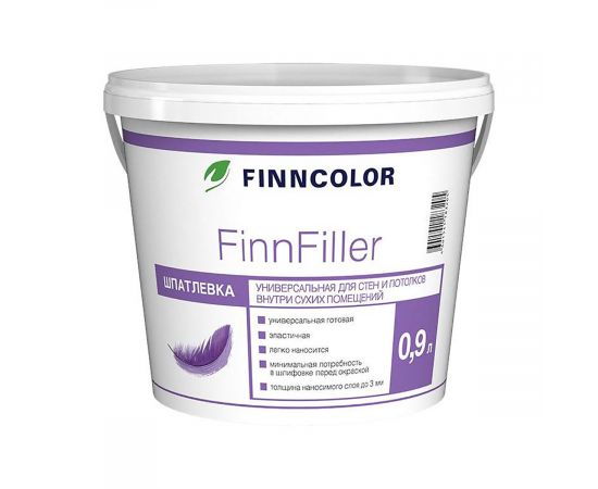 Шпатлевка Tikkurila Finn Filler финишная  0,9л  51472