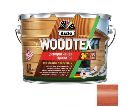 Пропитка декоративная Dufa Woodtex рябина 9л