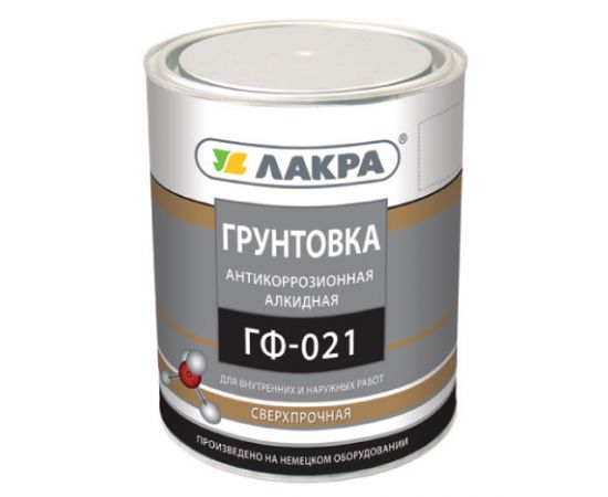 Грунт ЛАКРА ГФ-021 серый 2,5кг