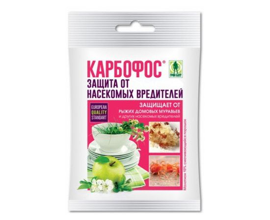 СРЕДСТВО ОТ НАСЕКОМЫХ "КАРБОФОС" (ГРИН БЭЛТ), 60 ГР. 58952/310396/134-1