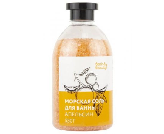 Морская соль Bath&beauty Апельсин 550г  11-542