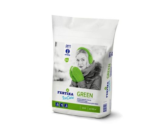 Антигололедный реагент ICECFRE GREEN 10кг Фертика